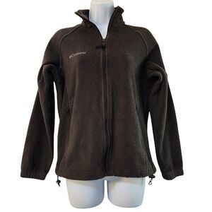 Columbia Women's Fleece Jacket - Black - Size Small - Full Zip